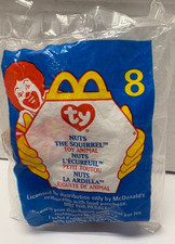 McDonald's Ty 8 Nuts The Squirrel Happy Meal Toy NIP