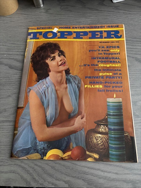 topper mens entertainment magazine December 1962