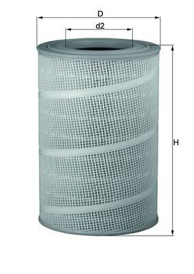 Luftfilter Knecht LX 714 Ansaugluftfilter-image