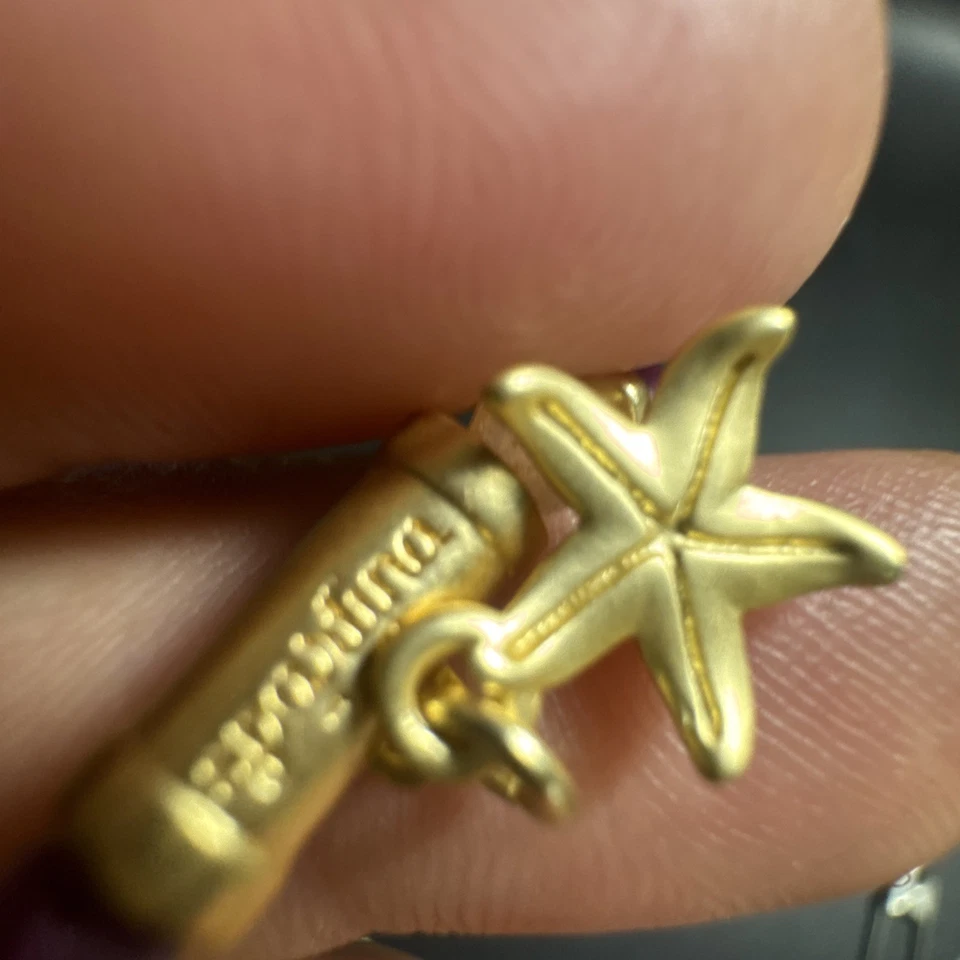 Spartina 449 Calm Waters Stretch Bracelet Sunstone Starfish Sea Nautical Ocean - Image 2 of 4