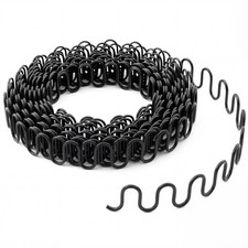 Otoolling 1 Roll 49 Feet Zig Zag 9 Gauge Upholstery Springs, Sinuous Springs