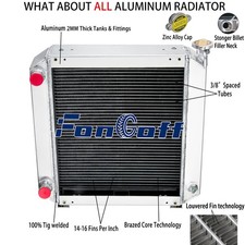 3 ROW Radiator Fit New Holland TC35,TC35D TC40 Case IH D35 D40,86401465 86402724