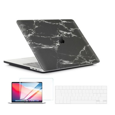Techprotectus Hardshell Case for Apple 13'' MacBook Air, Black Marble