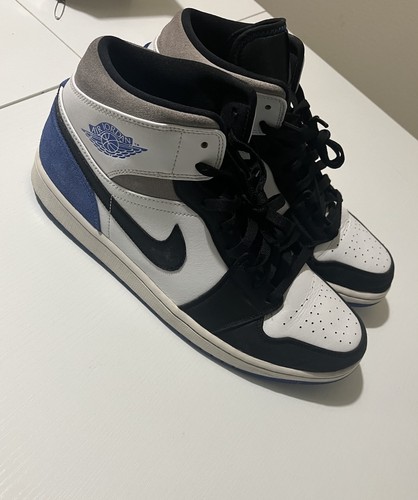 Air Jordan 1 SE Mid Royal Black Toe Size 13 - Bild 2 von 9