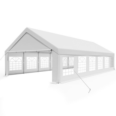 20x40 FT  Heavy Duty Wedding Party Tent  Carport Canopy W/ 14 Removable Walls