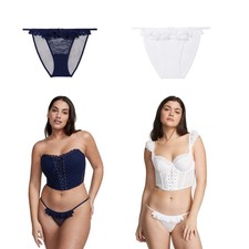 Victoria's Secret Women's DREAM ANGELS Eyelet Lace String Bikini Panty NWT