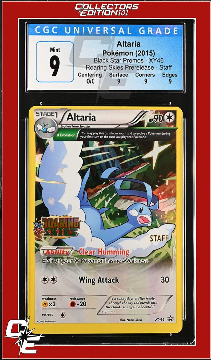 ポケモンカード　チルタリス　Altaria 海外版　STAFF プロモ XY46 Altaria XY46 XY for sale | eBay