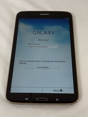 Nice! - 8 inch SAMSUNG GALAXY TAB 3 Tablet16GB Model #SM-T310 Reset to Factory