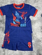 Marvel Spider-Man Toddler Boys 2 Piece Outfit Set 3T Blue Red Superhero
