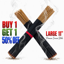 500 Incense Sticks 11" Bulk Wholesale Pack Hand Dipped Mix Match Variety Lot