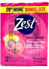 Zest Lush Orchid & Almond Bar Soap