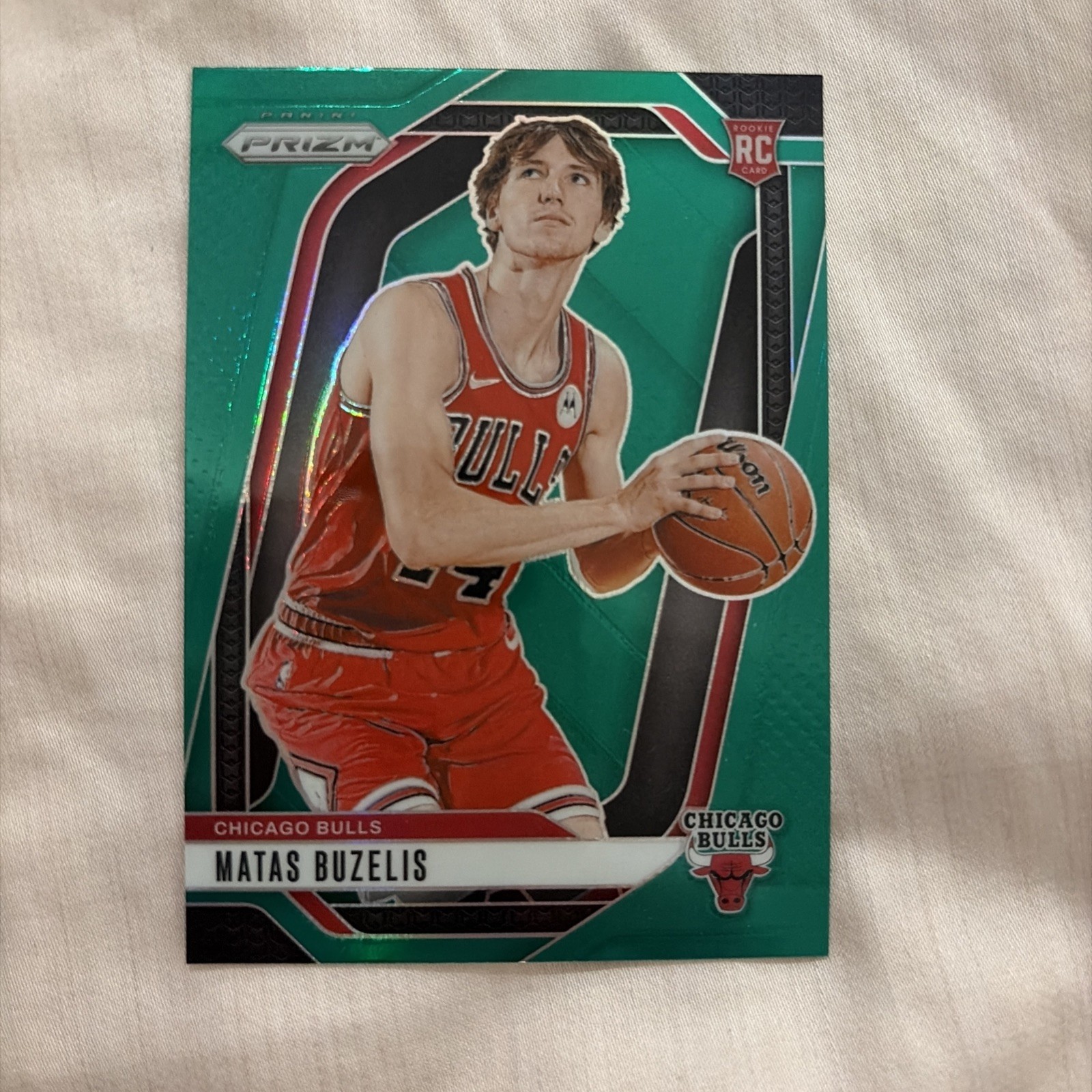 2024-25 Panini Prizm - Matas Buzelis #252 Green Prizm (RC)