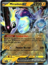 Miraidon - EX Holofoil Double Rare SVI SV01: Scarlet & Violet Base Set 081/198