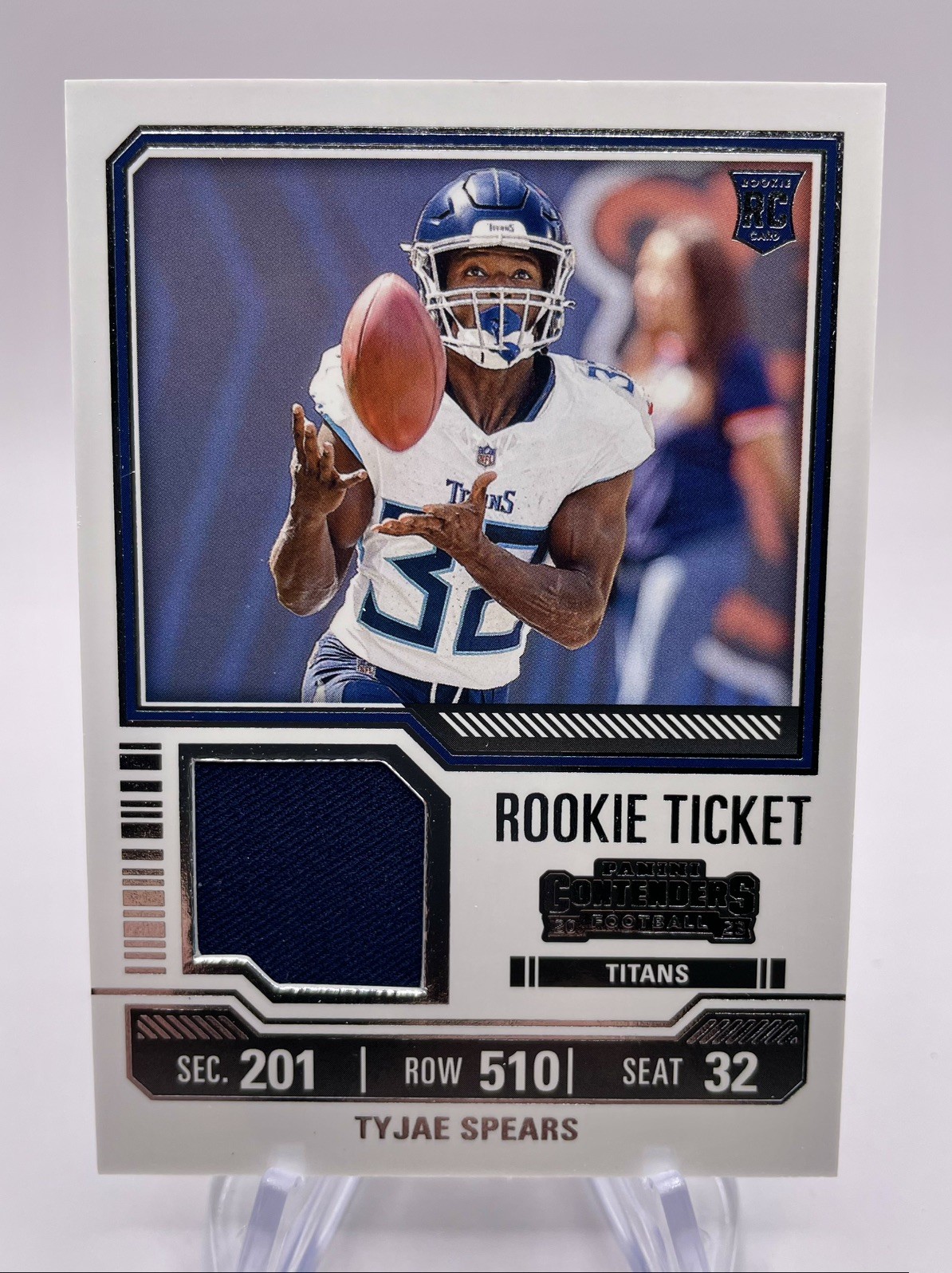2023 Panini Contenders TYJAE SPEARS Rookie Ticket Patch 🔥🔥 Titans 