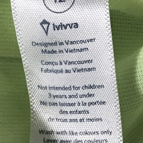 Ivivva Girls Size 12 Green Purple Gray Cross Back Workout Tank Top Built in Bra - Picture 9 of 12
