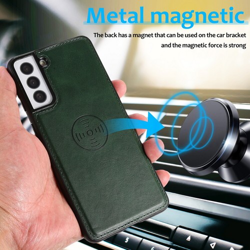 Leather Wallet Case Detachable Magnetic Cover for Samsung S25 S24 S23 S24 S23 - 第 58/90 張圖片
