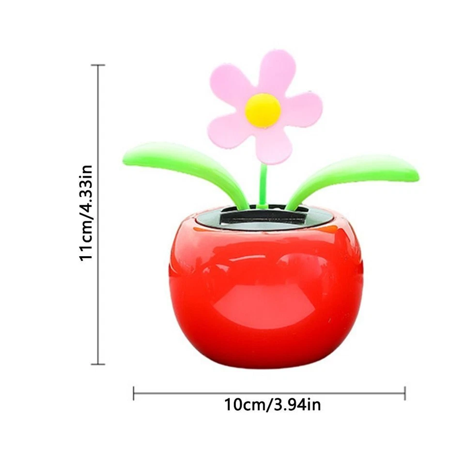 Dancing Flower Solar Powered Swinging Toy Automobile Dashboard Decoration Gift - Image 3 of 4