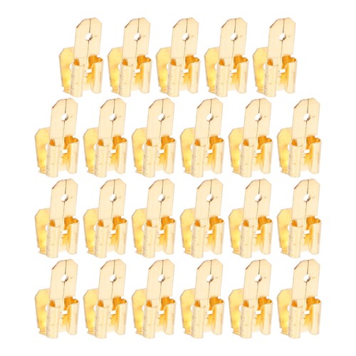 25 Pcs Electrical Terminals Wire Connector Spade Female Connectors