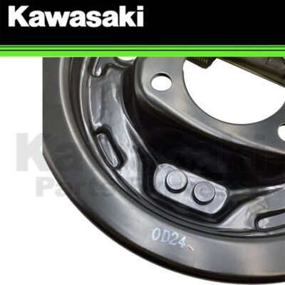 まーめんさん専用 NEW 2001-2007 OEM KAWASAKI RIGHT REAR BRAKE PANEL ASSEMBLY