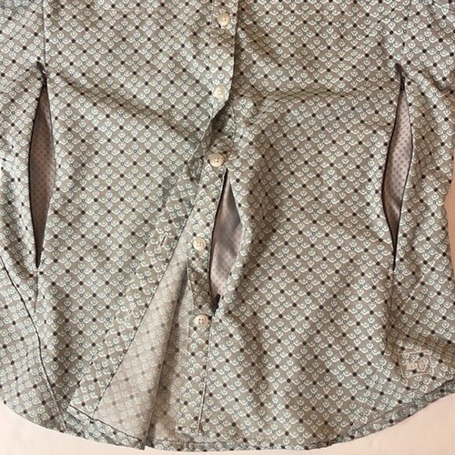 REI Women's Fishing Green Grey Button Up Shirt S - Picture 8 of 11