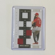 2021 Panini National Treasures Game Gear Michael Lorenzen 7 Jersey Relic 33/49
