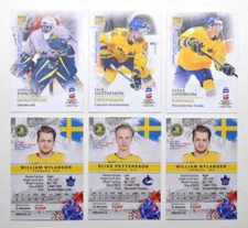 2019 BY cards IIHF World Championship Team Sweden Pick a Player Card