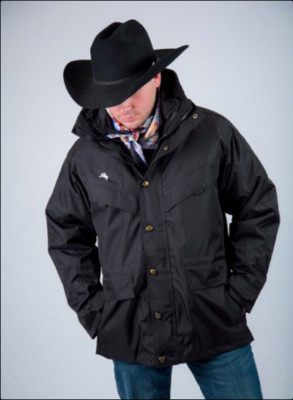 Wyoming Traders Men Black Waterproof w/ Puffer Lining Winter Coat Parka - 3 in 1