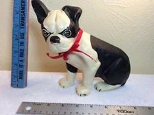Iron Boston Terrier Doorstop Vintage