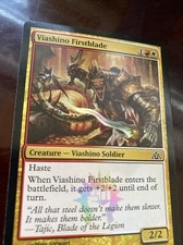 MTG Viashino Firstblade FOIL Dragon's Maze White Red Common MAGIC CARD TCG