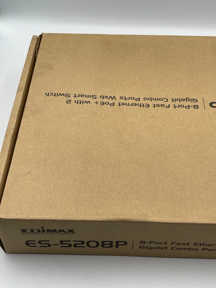Edimax ES-5208P  8-Port Fast Ethernet PoE+ with 2 Gigabit Combo Ports Web - Image 3 of 4