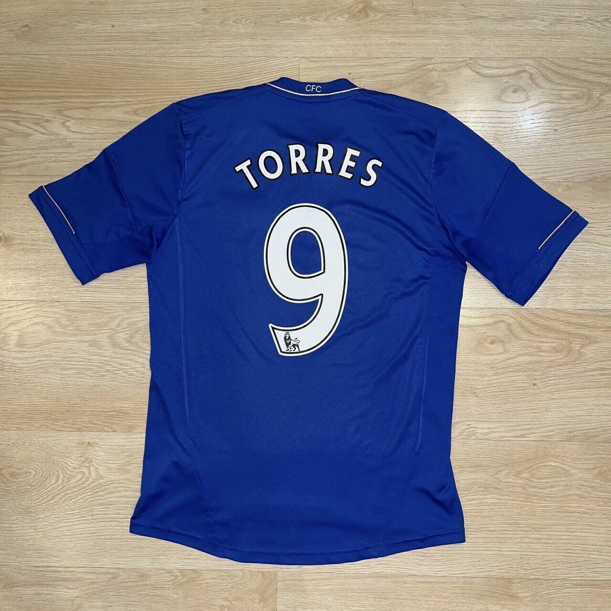 12-13 Chelsea FC トーレス シャツ M CHELSEA ADIDAS 2012/2013 FOOTBALL HOME JERSEY #9 TORRES SIZE “S