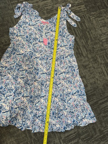 Simply Southern Women’s Dress Sz XL Gathered Tie Straps- NWT washed- $68 Msrp - Picture 9 of 11