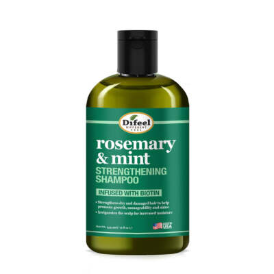 Difeel Rosemary and Mint Hair Strengthening Shampoo with Biotin 12 oz.