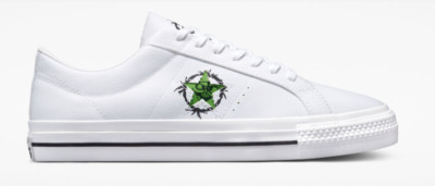 Converse One Star Pro Monster Airbrush Low Top White Men's Skate Shoe Sneakers