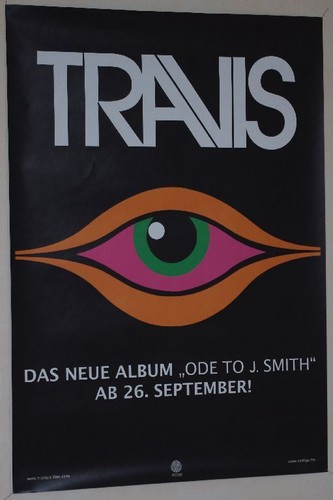 • TRAVIS • Poster • Plakat • zur CD Ode to J. Smith • EINZELSTÜCK •
