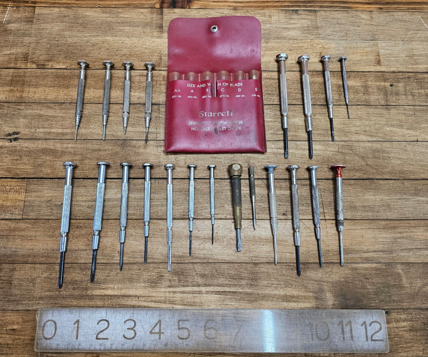 VINTAGE Tools Miniature SCREWDRIVERS Lot Jewelers MECHANICS TOOLS