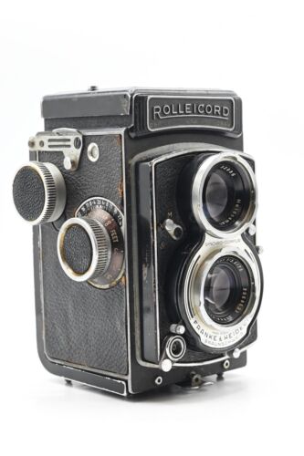 Rollei Rolleicord V TLR Film Camera w/75mm f3.5 Xenar Lens *Read #496