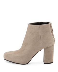prada suede platform booties