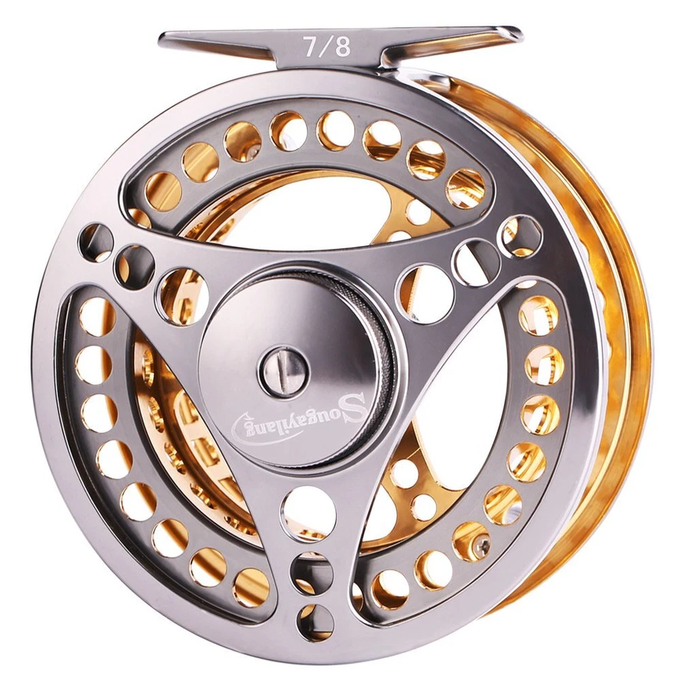 Sougayilang Fly Fishing Reel Large Arbor 2+1 BB with CNC-machined Aluminum - Image 2 of 4