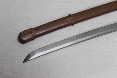 WW2 Japanese Army Officer Sword with Dragon Etch . SJ340 - Picture 6 of 19