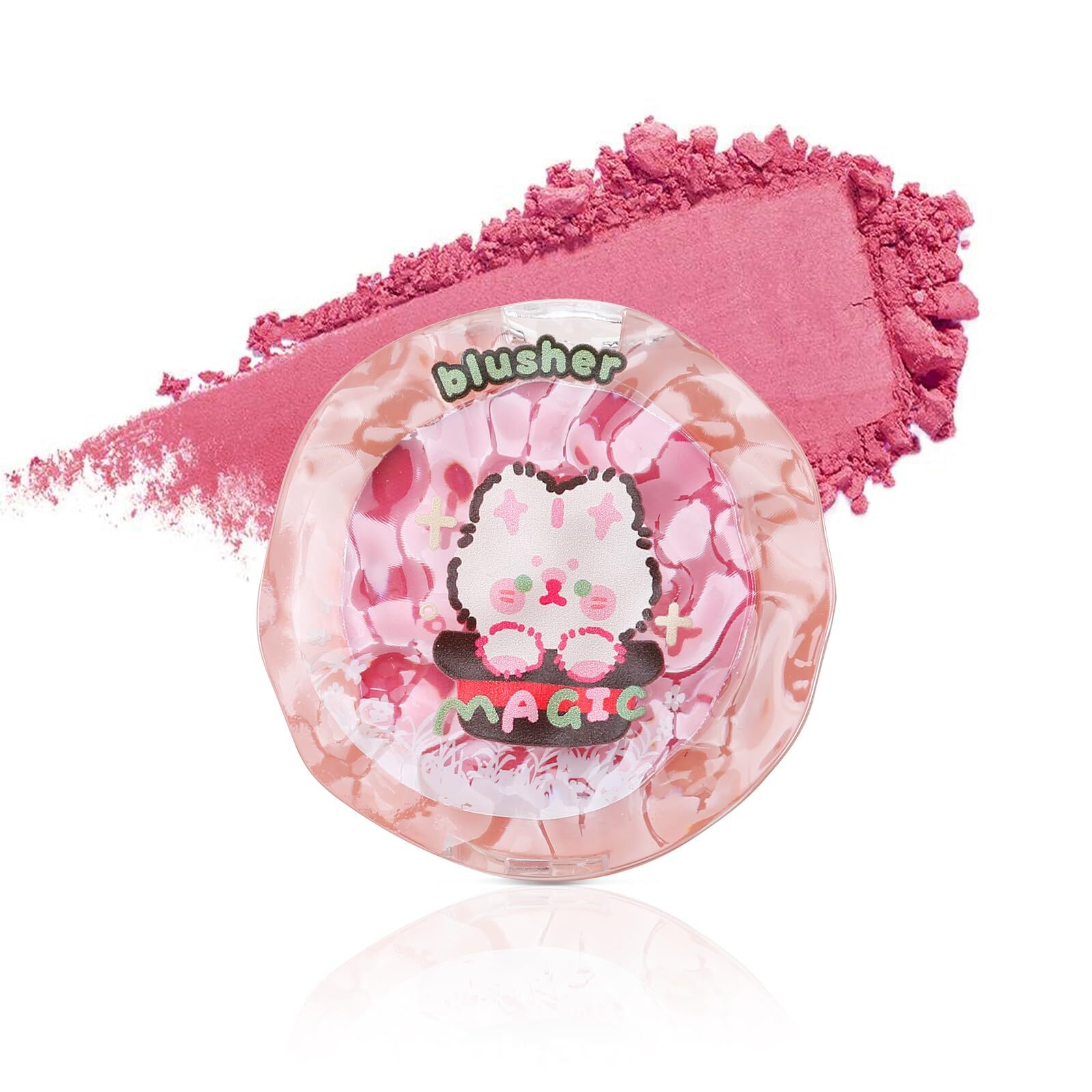 Boobeen Blush Powder Face Makeup Highly Pigmented Single Color Face Blush for...