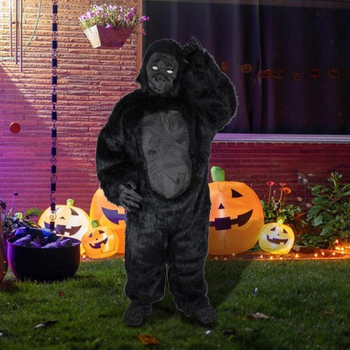 Schimpansenkostüm Halloween Gorillakostüm für Partyzubehör Rollenspiele - Bild 7 von 7