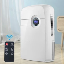New Home Dehumidifier 2500ml Quiet Small Portable Dehumidifiers Remote 10-20?O
