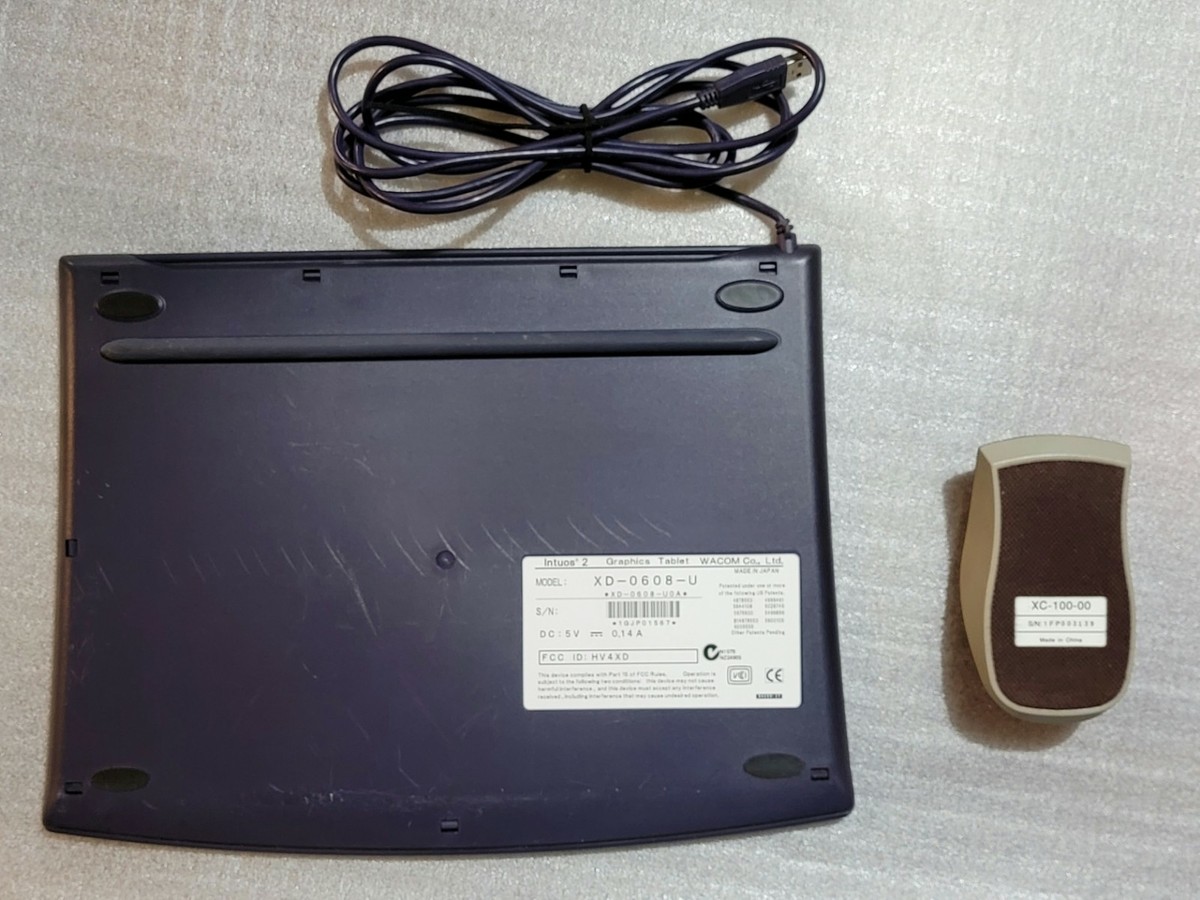 Wacom Intuos 2 XD-0608-U 6x8 Graphics Drawing Tablet with Mouse | eBay