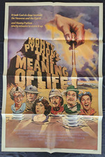 1983 "MONTY PYTHON'S THE MEANING OF LIFE" 27x41" folded one sheet