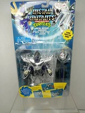 1995 playmates TMNT Metal Mutants Shredder w/ Tiger Spirit Armor DMG BOX 
