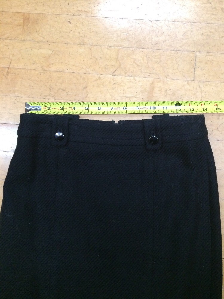 BLACK BASIC Talbots Petites Black Straight Pencil… - image 3