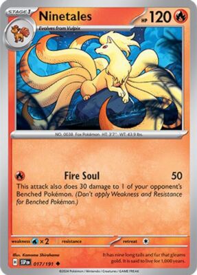 Pokemon Ninetales (17/256) Surging Sparks NM | eBay