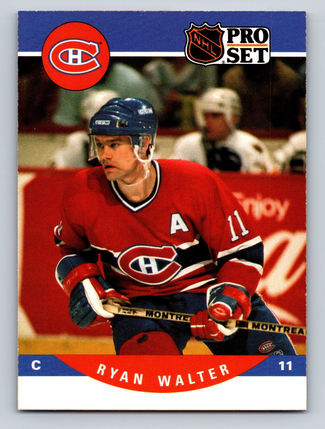 Ryan Walter 1990-91 Pro Set #475 Montreal Canadiens