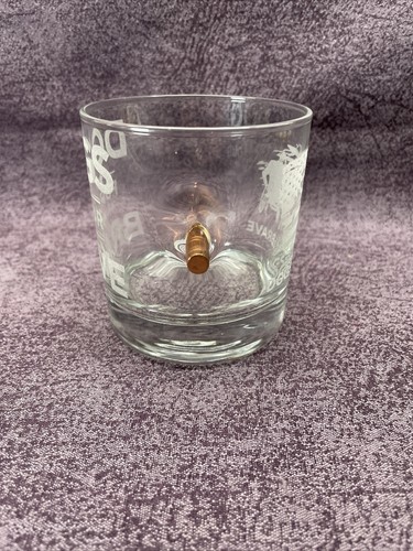 BenShot Bullet Rocks Glass w Real Bullet Military Gift 11oz Dogs For Our Brave - Picture 5 of 12